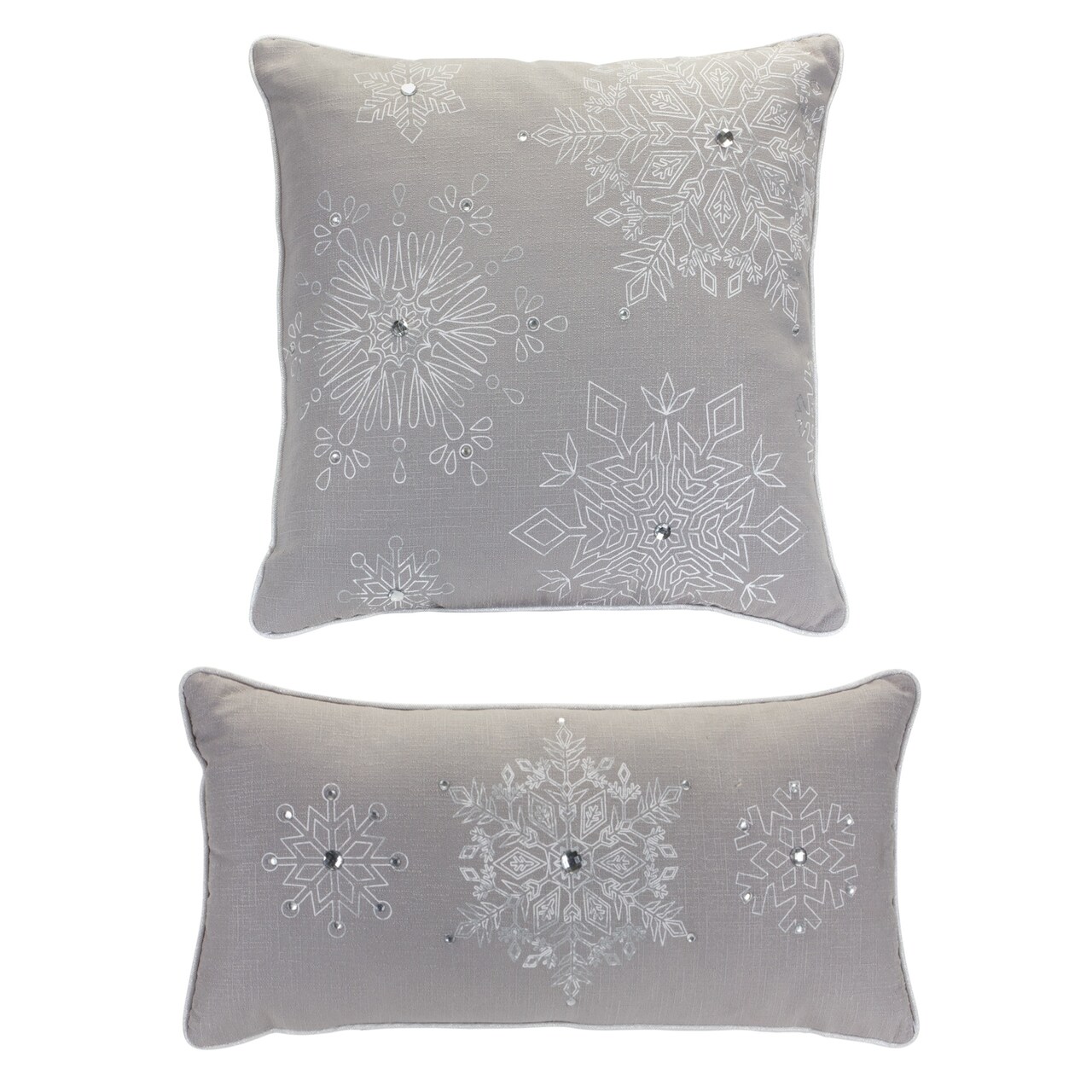 White christmas throw sales pillows